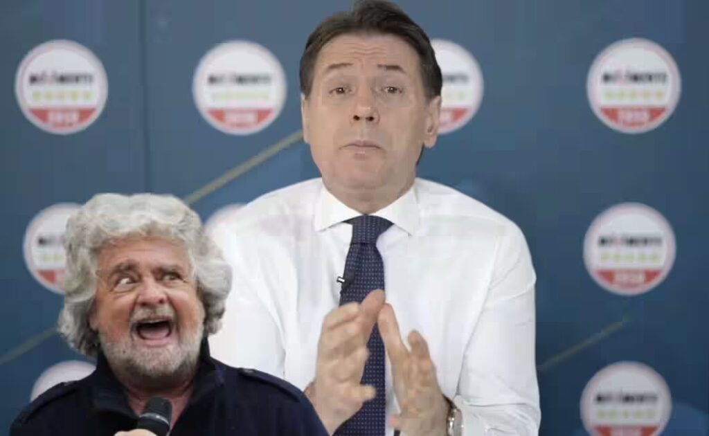 E’ ANDATA COME PREVISTO. BEPPE GRILLO HA DOVUTO PRENDERE ATTO CHE I NUMERI SONO DALLA PARTE DI CONTE.